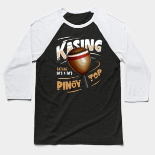 Pinoy Bisaya Cebuano Kasing Trompo Top Batang 80s 90s Baseball T-Shirt